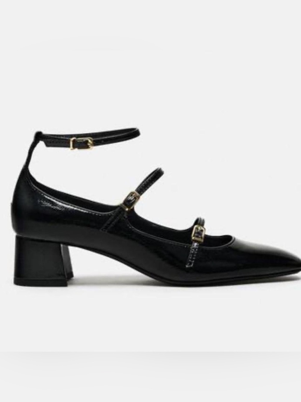 Zara Mary Jane Block Heels